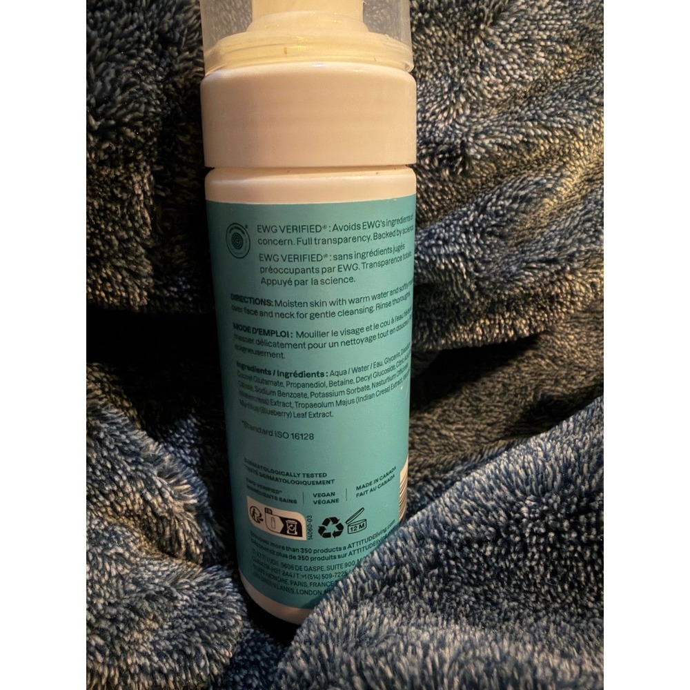 Attitude‎ Micellar Foaming Cleanser - unscented, extra gentle - 5 fl ozs - Picture 2 of 2